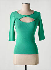 Pull vert ESQUALO pour femme seconde vue