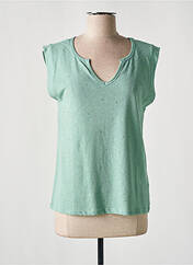 T-shirt vert JULIE GUERLANDE pour femme seconde vue