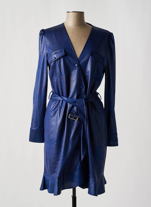 Robe mi-longue bleu EVA KAYAN pour femme