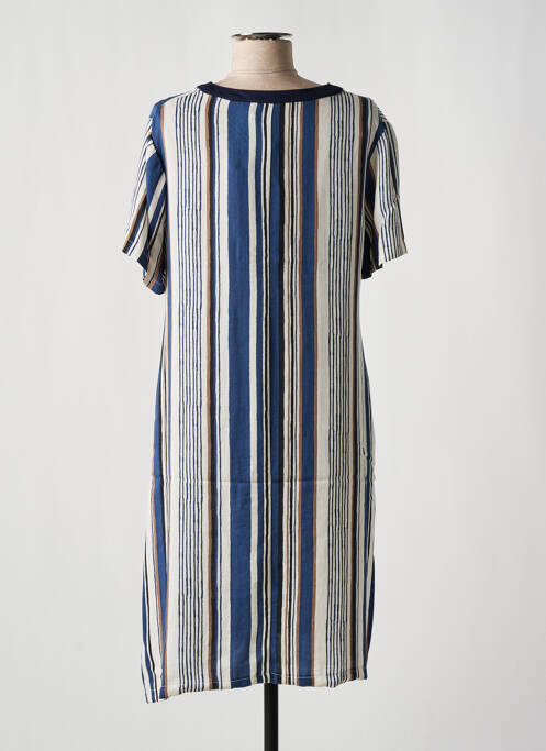 Robe mi-longue bleu PAOLA BURANI pour femme