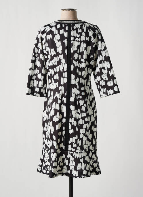 Robe mi-longue noir LESLIE pour femme