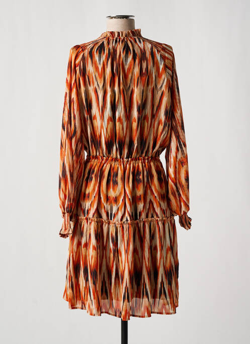 Robe mi-longue orange ESQUALO pour femme