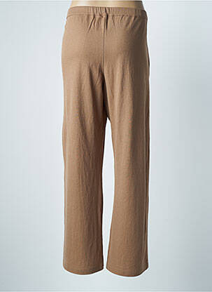 Pantalon large poches taille normale marron PAOLA BURANI femme