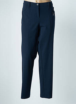 Pantalon slim stretch taille normale bleu FRANK WALDER femme