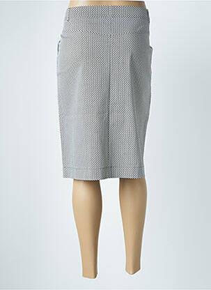 Jupe mi-longue taille haute vert FRANK WALDER femme