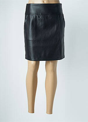 Jupe courte taille à pinces noir ESQUALO femme