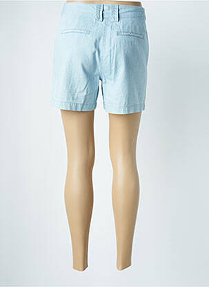 Short taille à pinces taille haute bleu JULIE GUERLANDE femme