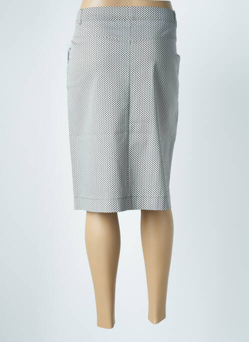 Jupe mi-longue stretch vert FRANK WALDER femme