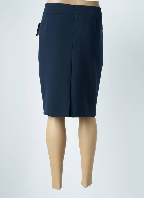 Jupe mi-longue bleu FRANK WALDER pour femme