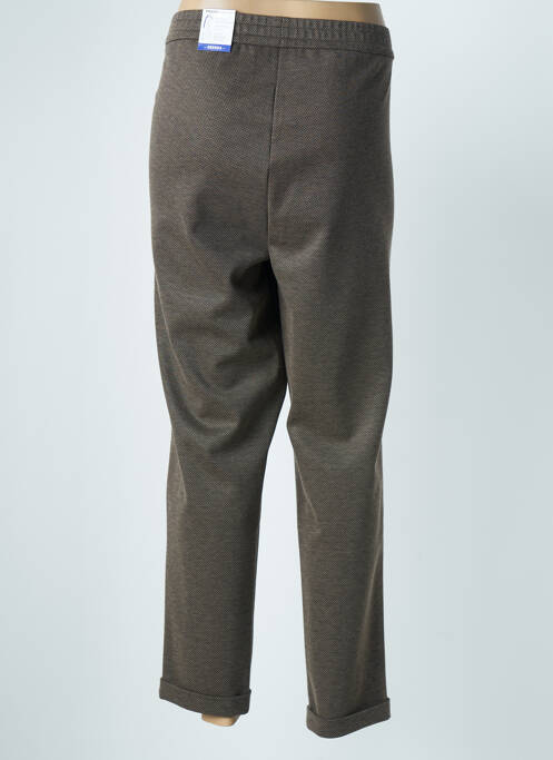 Pantalon 7/8 marron FRANK WALDER pour femme