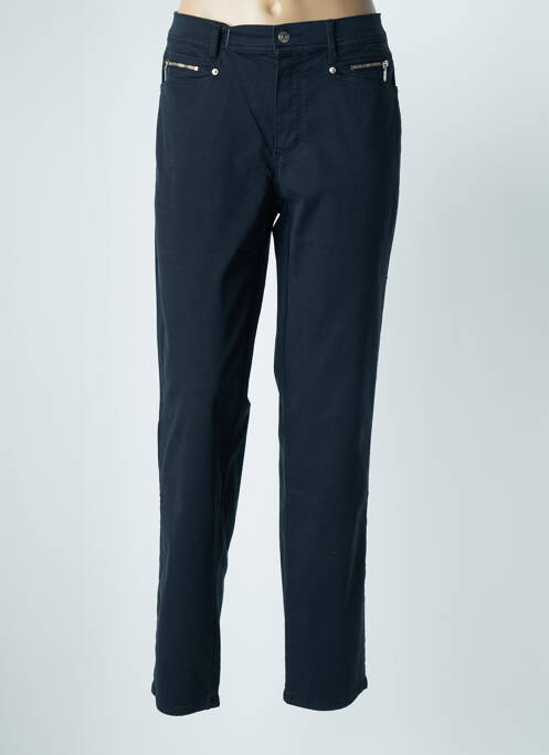 Pantalon slim bleu ANNA MONTANA pour femme