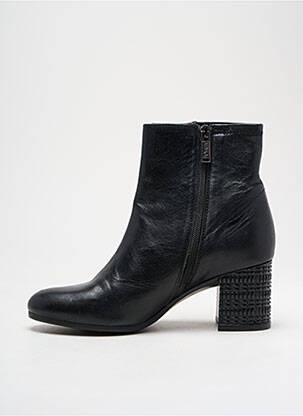 Bottines/boots matière lisse talon de 4 à 6cm noir MINKA DESIGN femme