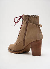 Bottines/Boots beige TOMMY HILFIGER pour femme seconde vue