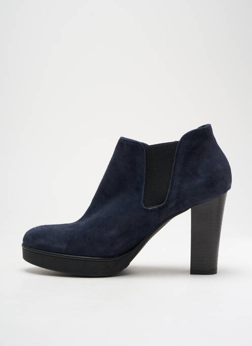 Bottines/boots nubuck talon de 7 à 9cm bleu DONNA PIU femme