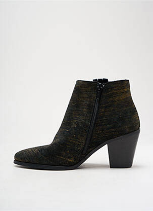 Bottines/boots bout pointu talon de 4 à 6cm noir REGARD femme