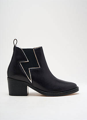 Bottines/boots matière lisse talon de 4 à 6cm noir PALLADIUM femme