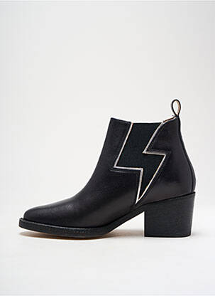 Bottines/boots matière lisse talon de 4 à 6cm noir PALLADIUM femme
