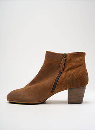 Bottines/boots cubain talon de 4 à 6cm marron PALLADIUM femme