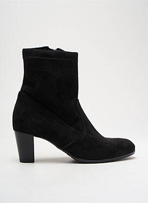 Bottines/boots cubain talon de 4 à 6cm noir ARA femme