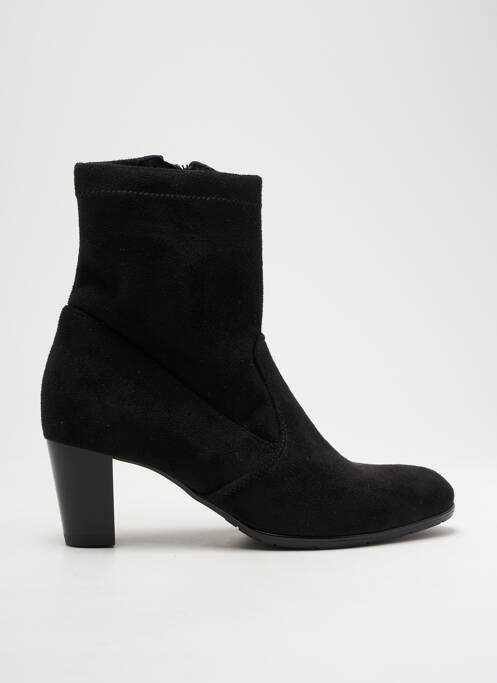 Bottines/boots cubain talon de 4 à 6cm noir ARA femme
