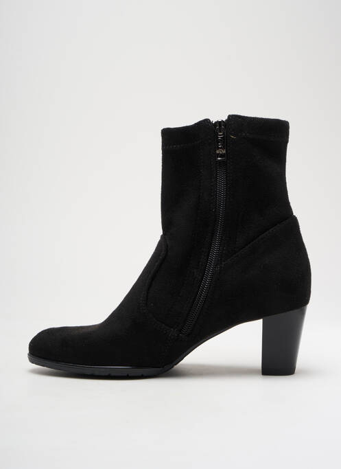 Bottines/boots cubain talon de 4 à 6cm noir ARA femme