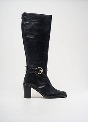 Bottes bout pointu talon de 7 à 9cm noir PHILIPPE MORVAN femme