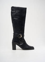 Bottes matière lisse talon de 7 à 9cm noir PHILIPPE MORVAN femme