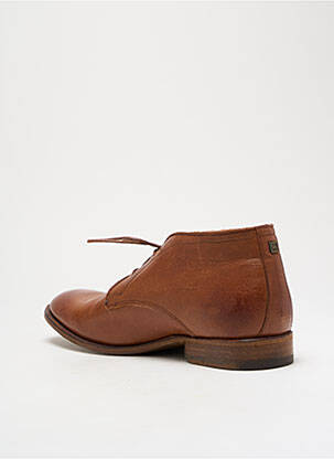 Bottines/boots semelle extérieure cuir talon bas marron PARADIGMA homme