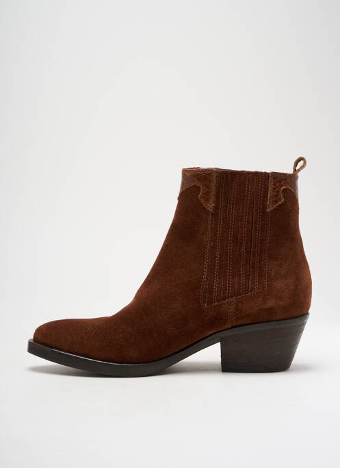 Bottines/Boots marron REQINS pour femme