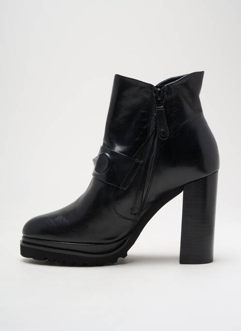 Bottines/Boots noir ELVIO ZANON pour femme
