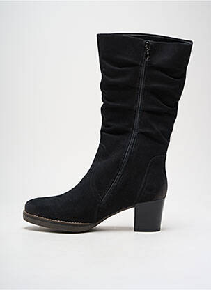 Bottes nubuck talon de 4 à 6cm noir ARA femme