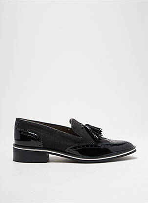Mocassins matière lisse talon plat jusqu'à 3cm noir PERTINI femme
