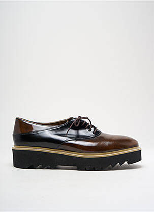 Derbies marron BORGOROMA pour femme