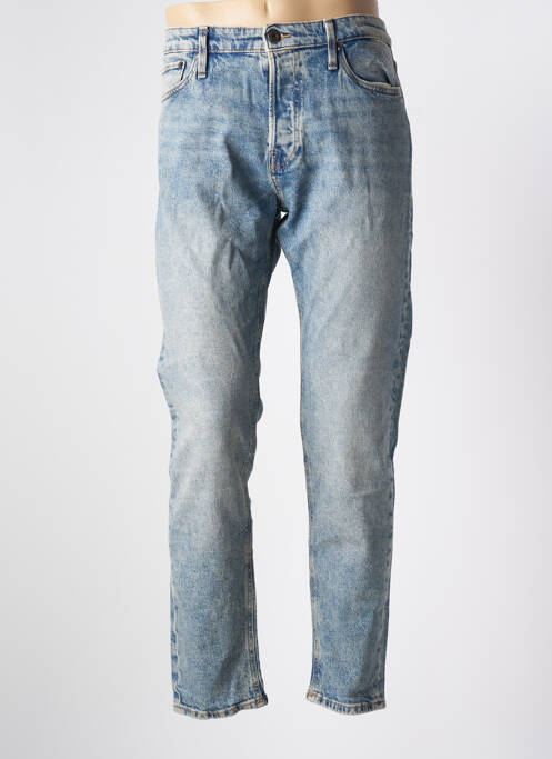 Jeans coupe droite bleu JACK & JONES pour homme