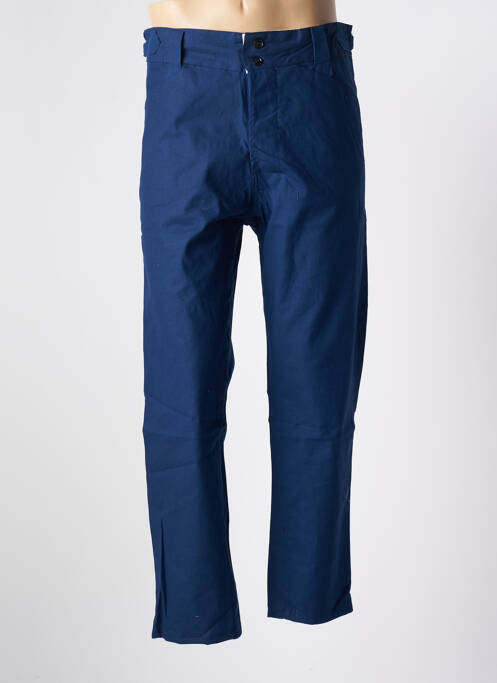 Pantalon droit bleu L'ANTI CHER pour homme