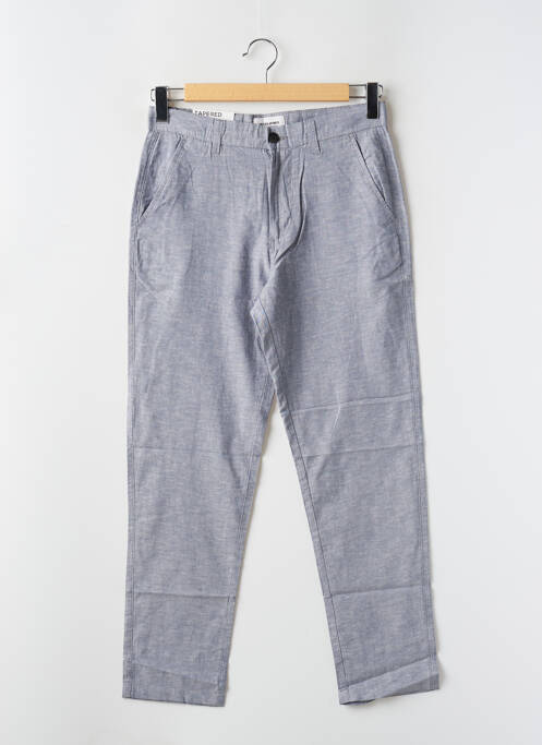 Pantalon slim tissage chiné taille normale bleu JACK & JONES homme