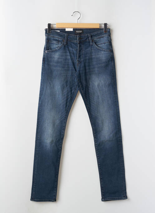 Jeans coupe slim bleu JACK & JONES pour homme