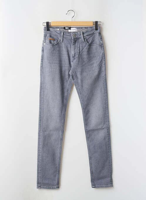 Jeans skinny gris JACK & JONES pour homme