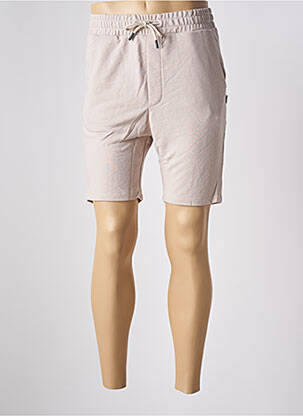 Short fermeture liens à nouer taille normale beige JACK & JONES homme