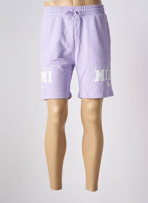 Short fermeture liens à nouer taille normale violet JACK & JONES homme