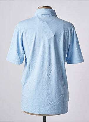 Polo tissage jersey manches courtes bleu JACK & JONES homme