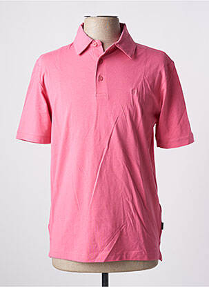 Polo tissage jersey manches courtes rose JACK & JONES homme