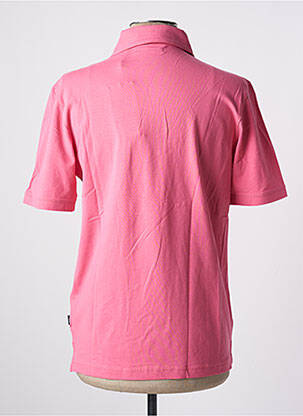 Polo tissage jersey manches courtes rose JACK & JONES homme