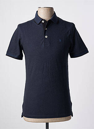 Polo coupe droite manches courtes bleu JACK & JONES homme