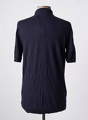 Polo tissage jersey manches courtes bleu JACK & JONES homme