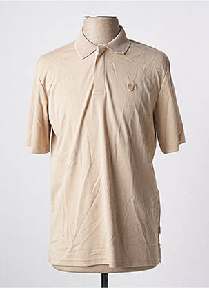 Polo tissage jersey manches courtes beige JACK & JONES homme