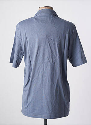 Polo tissage jersey manches courtes bleu JACK & JONES homme