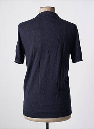 T-shirt stretch manches courtes bleu JACK & JONES homme