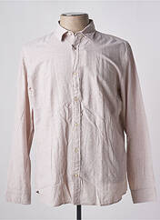 Chemise manches longues beige JACK & JONES pour homme seconde vue