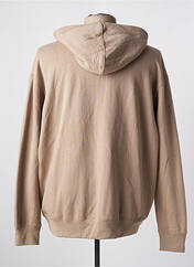 Sweat-shirt à capuche beige JACK & JONES pour homme seconde vue